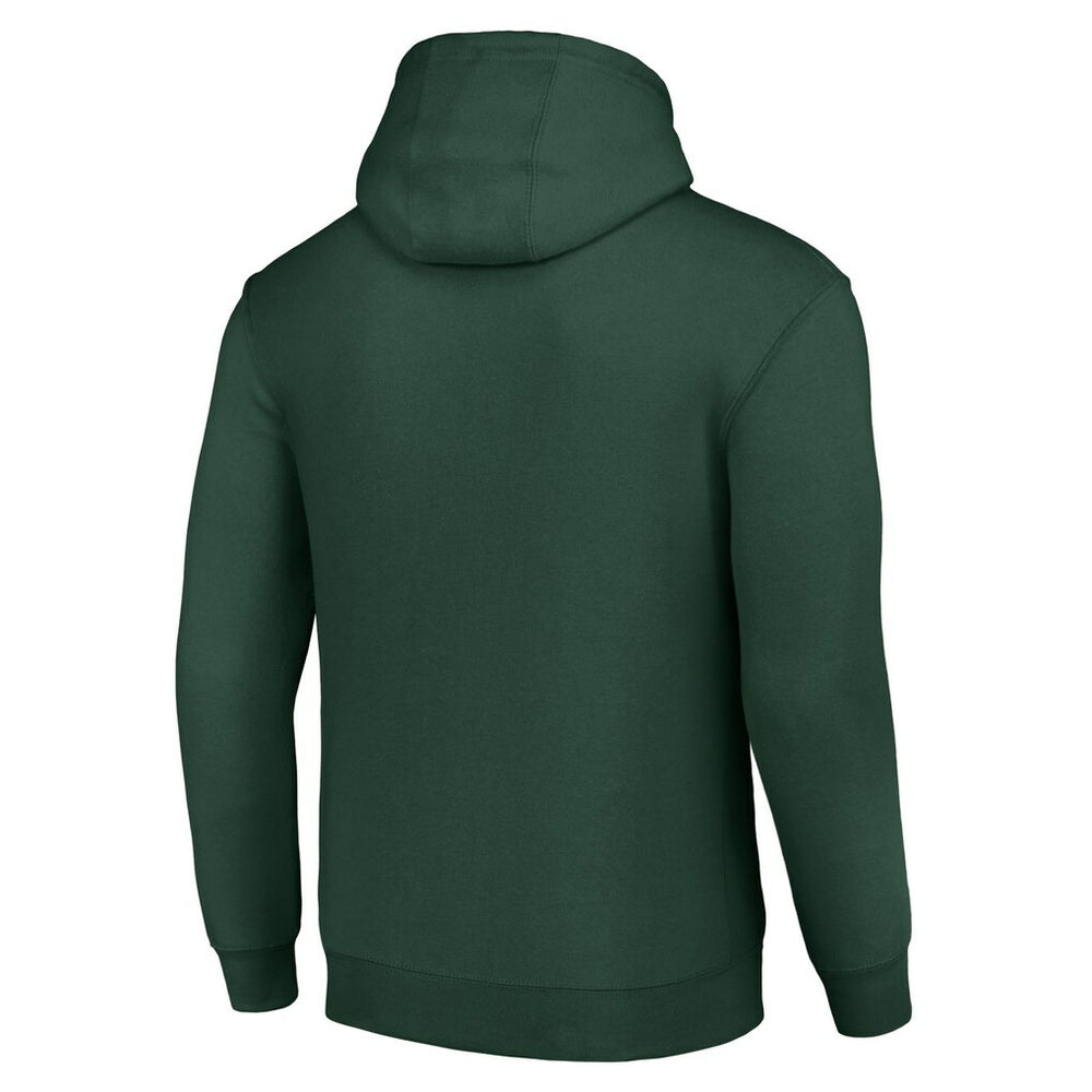 Green Bay Packers Starter Unisex Half Ball Team Fleece Pullover Hoodie Green - NFL