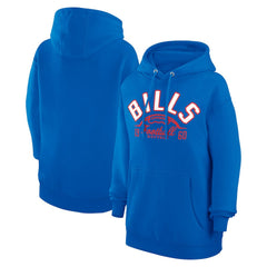 Buffalo Bills Starter Unisex Half Ball Team Fleece Pullover Hoodie Royal - NFL