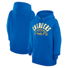 Los Angeles Chargers Starter Unisex Half Ball Team Fleece Pullover Hoodie Royal - NFL