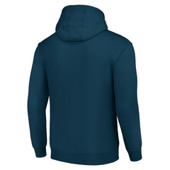 Denver Broncos Starter Unisex Color Scratch Fleece Pullover Hoodie Navy - NFL