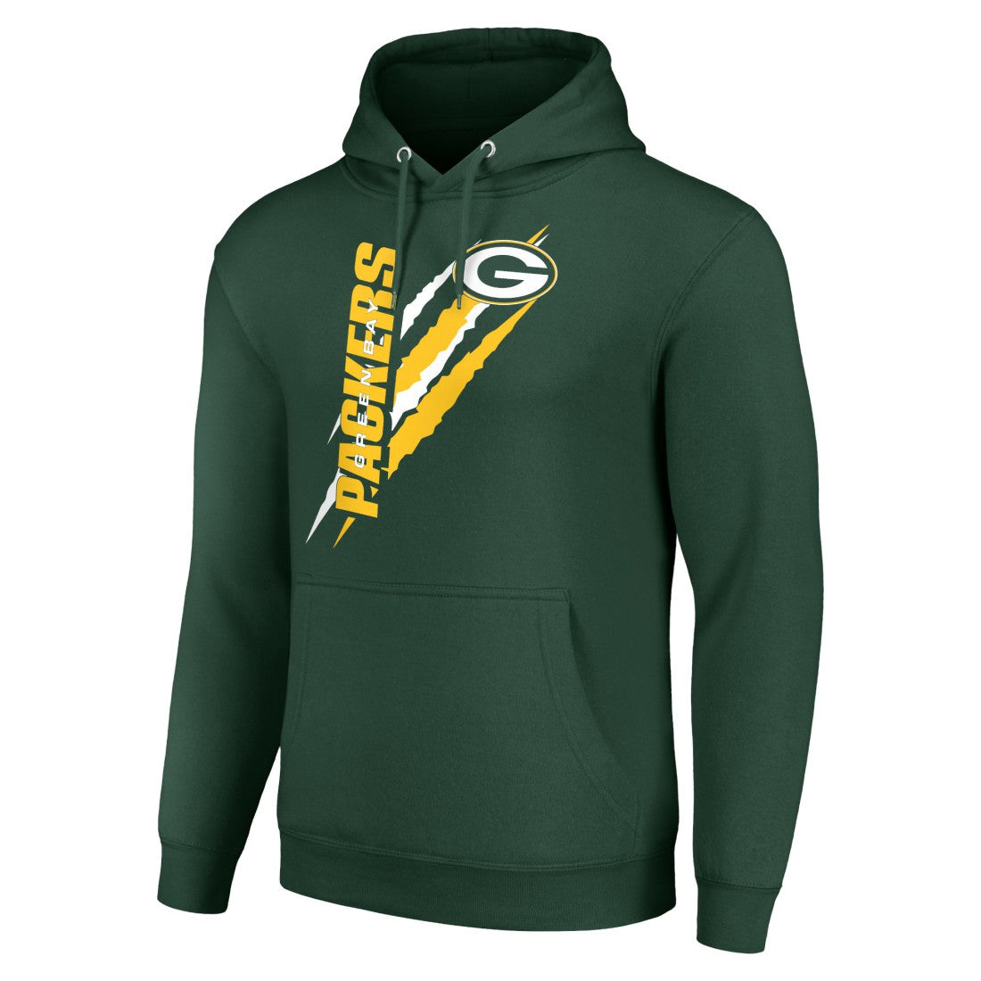 Green Bay Packers Starter Unisex Color Scratch Fleece Pullover Hoodie Green - NFL