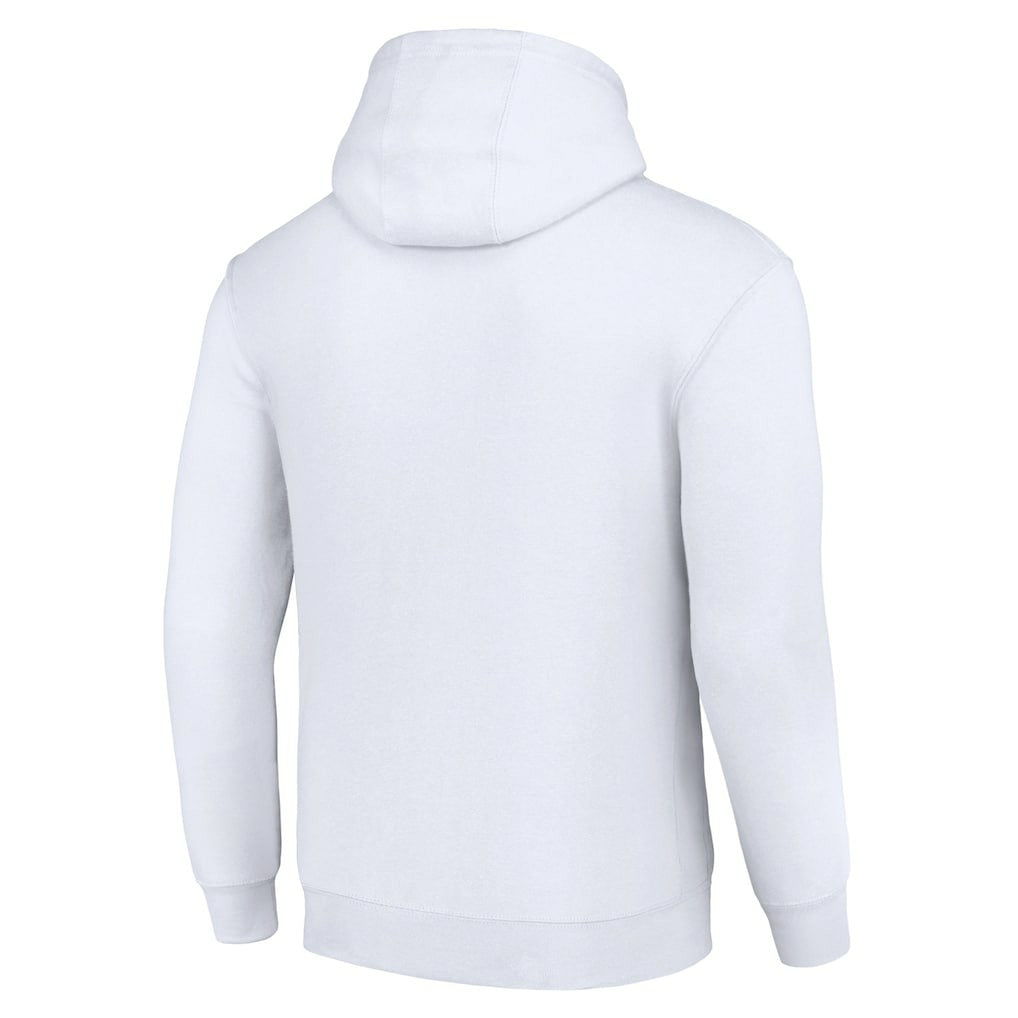 Baltimore Ravens Starter Unisex Color Scratch Fleece Pullover Hoodie White - NFL