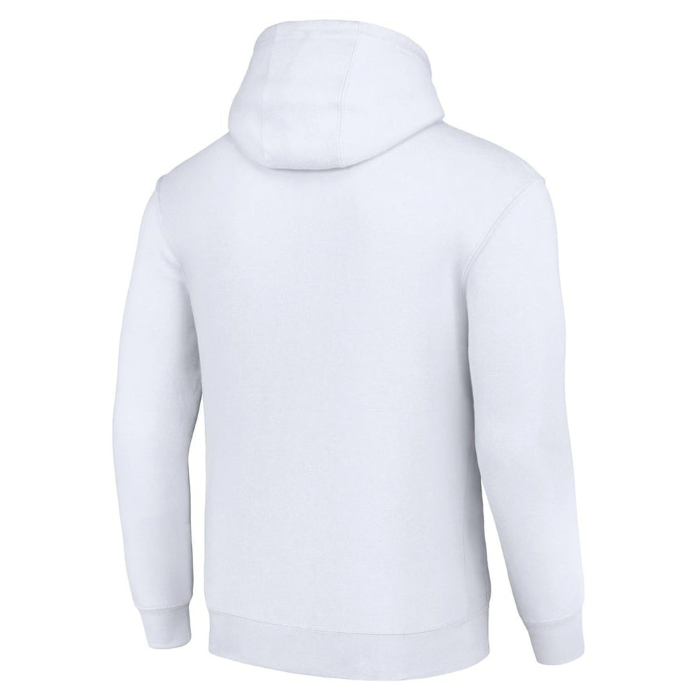Buffalo Bills Starter Unisex Color Scratch Fleece Pullover Hoodie White - NFL