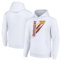 Washington Commanders Starter Unisex Color Scratch Fleece Pullover Hoodie White - NFL
