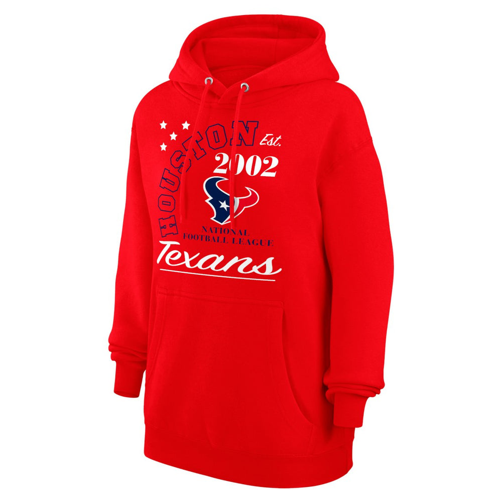 Houston Texans Starter Unisex Arch Team Fleece Pullover Hoodie Red - NFL