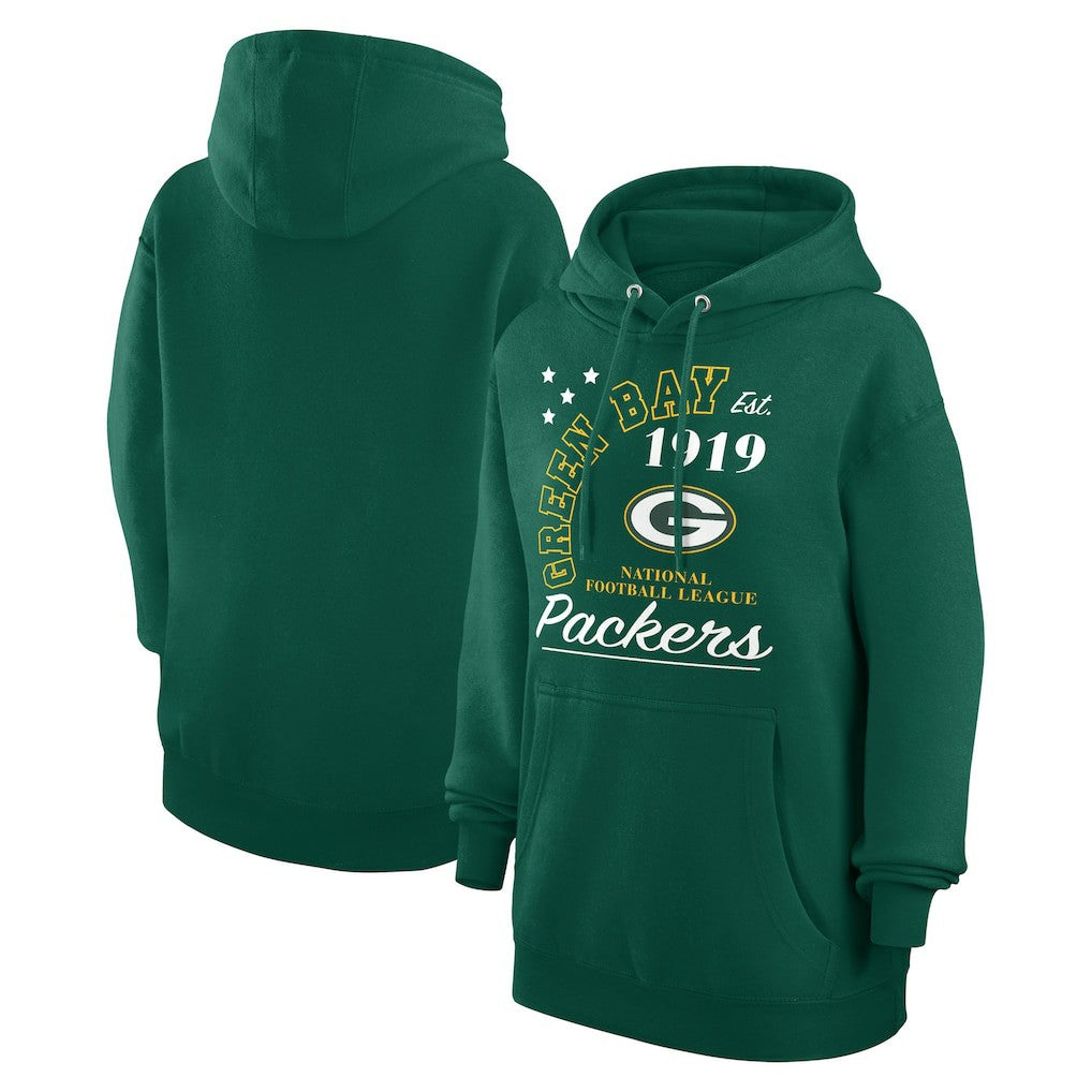 Green Bay Packers Starter Unisex Arch Team Fleece Pullover Hoodie Green - NFL