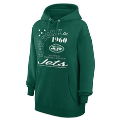 New York Jets Starter Unisex Arch Team Fleece Pullover Hoodie Green - NFL