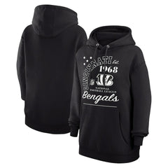 Cincinnati Bengals Starter Unisex Arch Team Fleece Pullover Hoodie Black - NFL