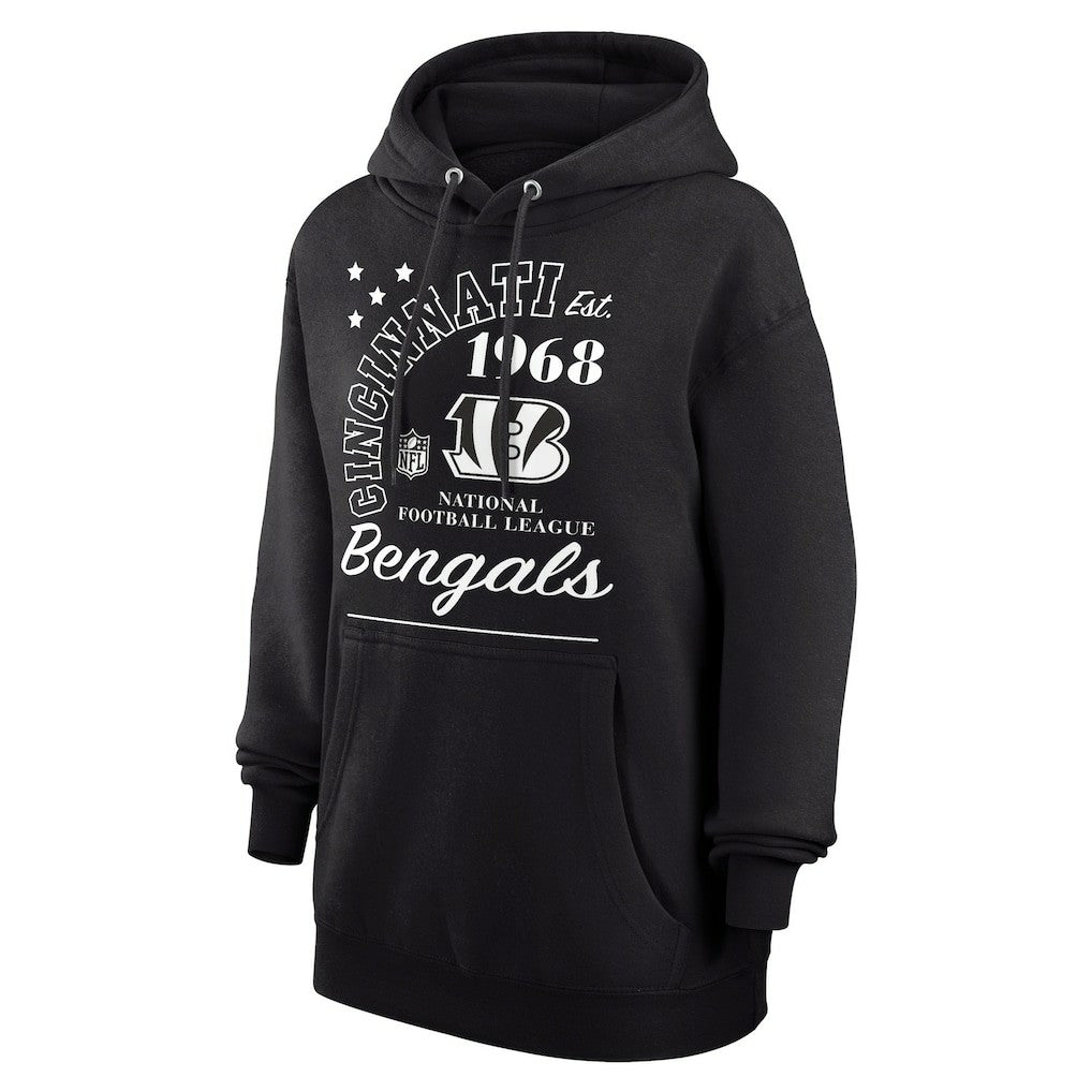 Cincinnati Bengals Starter Unisex Arch Team Fleece Pullover Hoodie Black - NFL