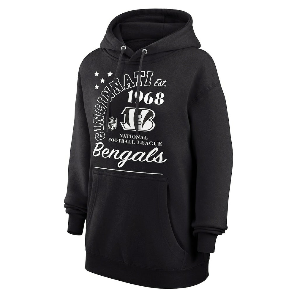 Cincinnati Bengals Starter Unisex Arch Team Fleece Pullover Hoodie Black - NFL