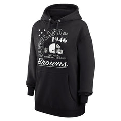 Cleveland Browns Starter Unisex Arch Team Fleece Pullover Hoodie Black - NFL