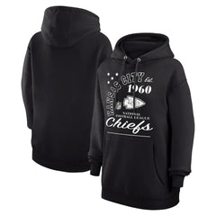 Kansas City Chiefs Starter Unisex Arch Team Fleece Pullover Hoodie Black - NFL