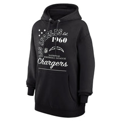 Los Angeles Chargers Starter Unisex Arch Team Fleece Pullover Hoodie Black - NFL