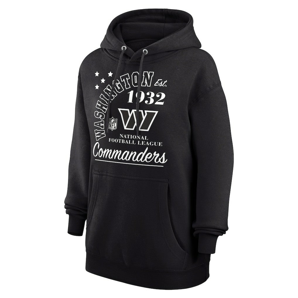 Washington Commanders Starter Unisex Arch Team Fleece Pullover Hoodie Black - NFL