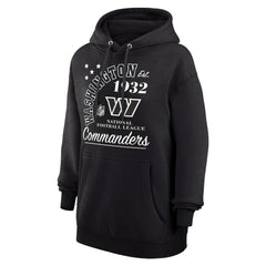 Washington Commanders Starter Unisex Arch Team Fleece Pullover Hoodie Black - NFL