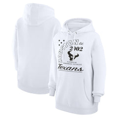 Houston Texans Starter Unisex Arch Team Fleece Pullover Hoodie White - NFL