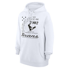 Houston Texans Starter Unisex Arch Team Fleece Pullover Hoodie White - NFL
