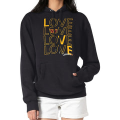Washington Commanders G-III 4Her by Carl Banks Women's Love Graphic Pullover Hoodie Black - NFL