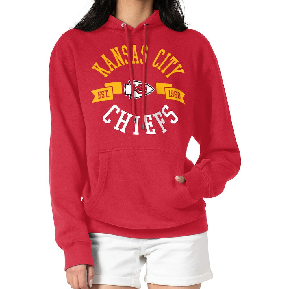 Kansas City Chiefs G-III 4Her by Carl Banks Women's City Graphic Team Fleece Pullover Hoodie Red - NFL