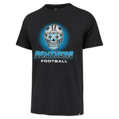 Carolina Panthers '47 Sugar Skull T-Shirt Black - 47 brand