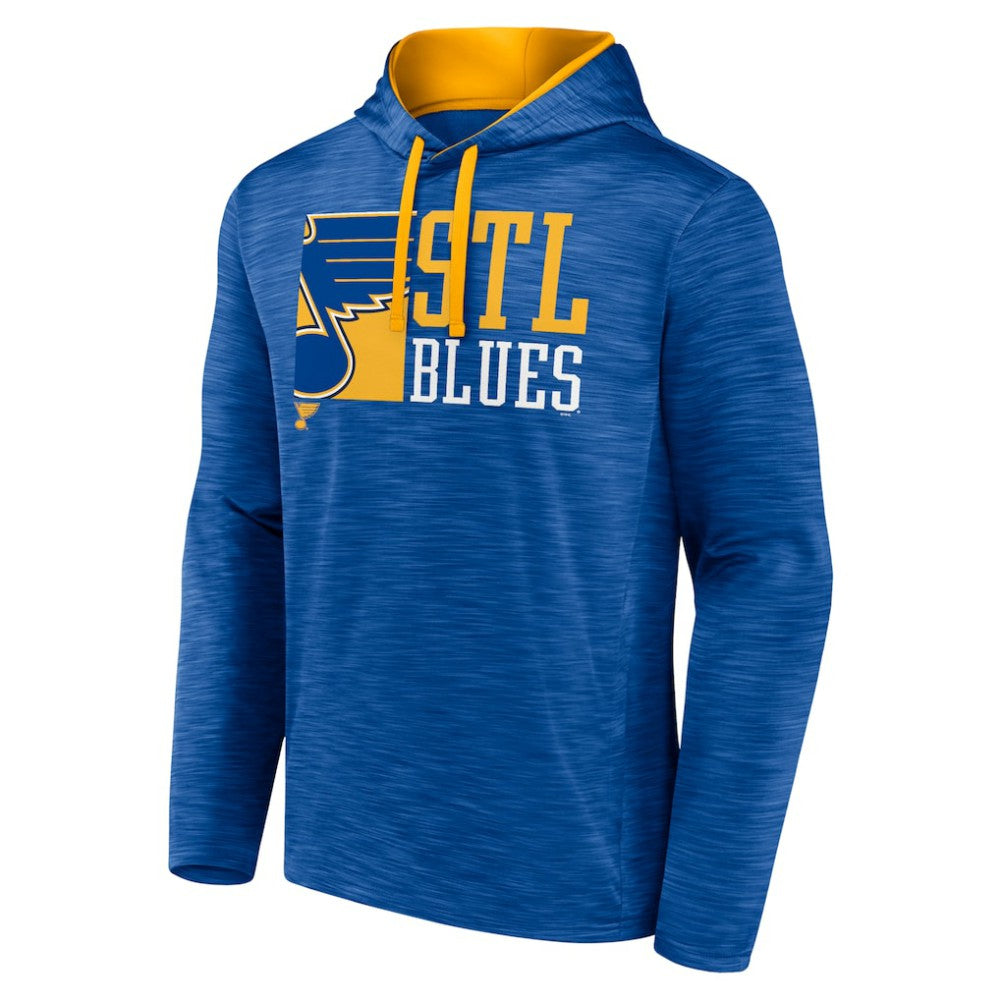 St. Louis Blues - Fanatics Never Quit Pullover Hoodie Blue