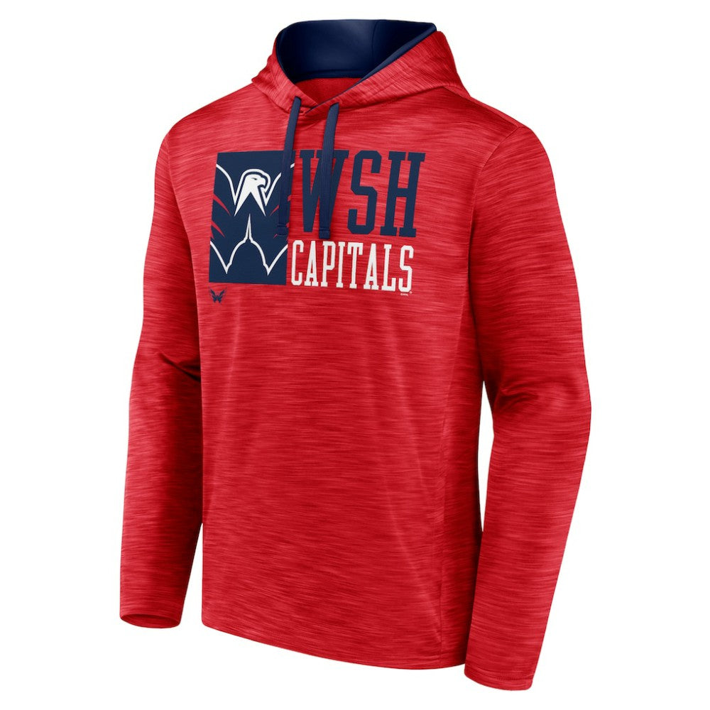 Washington Capitals Fanatics Never Quit Pullover Hoodie Red