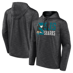 San Jose Sharks - Fanatics Never Quit Pullover Hoodie Charcoal