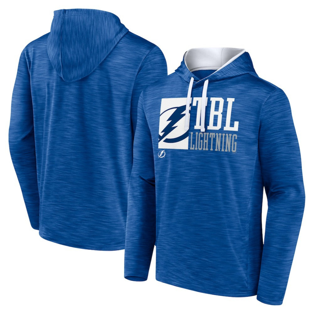 Tampa Bay Lightning - Fanatics Never Quit Pullover Hoodie Blue
