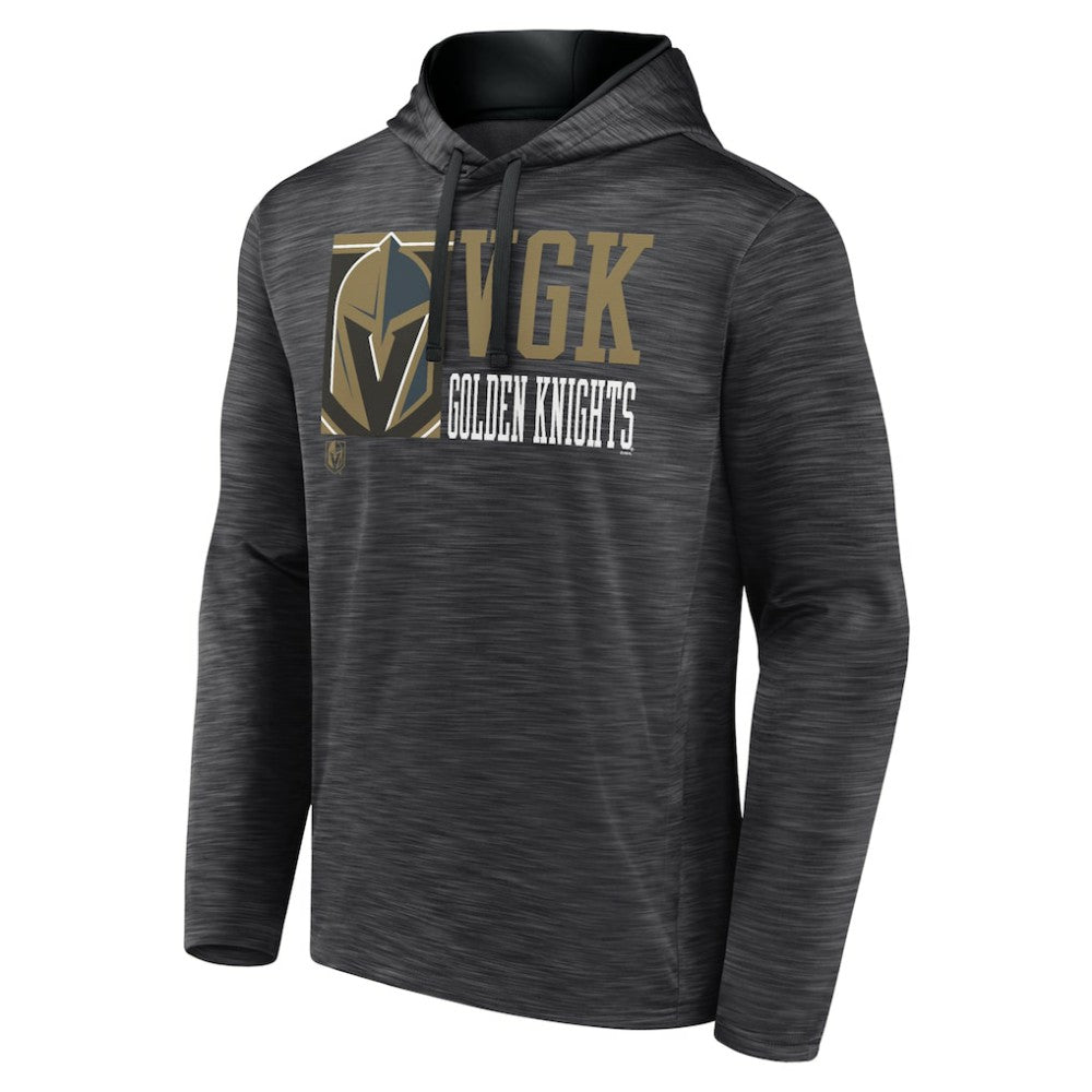 Vegas Golden Knights Fanatics Never Quit Pullover Hoodie Charcoal