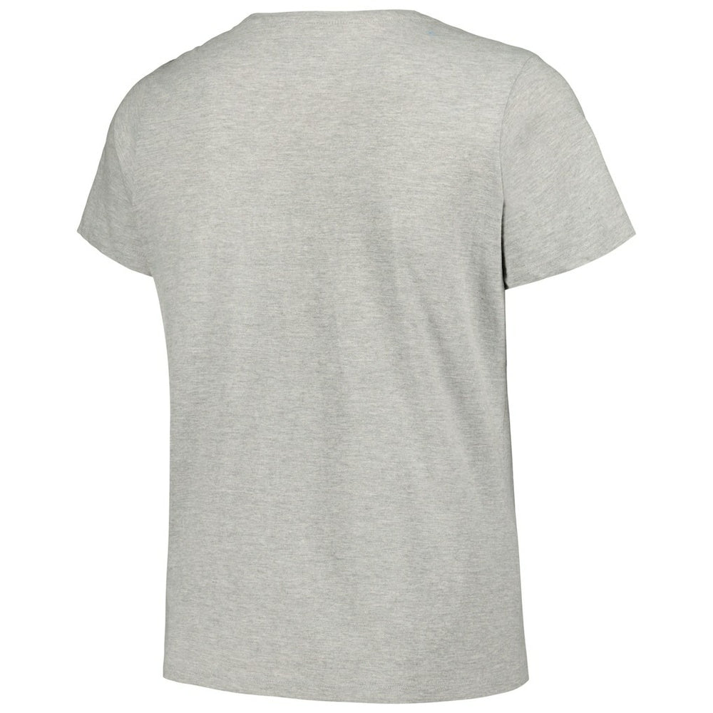 New Orleans Saints Women's Plus Size Arch Over Logo T-Shirt Heather Gray - Fanatics