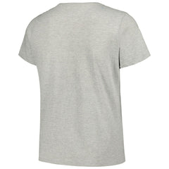 New Orleans Saints Women's Plus Size Arch Over Logo T-Shirt Heather Gray - Fanatics