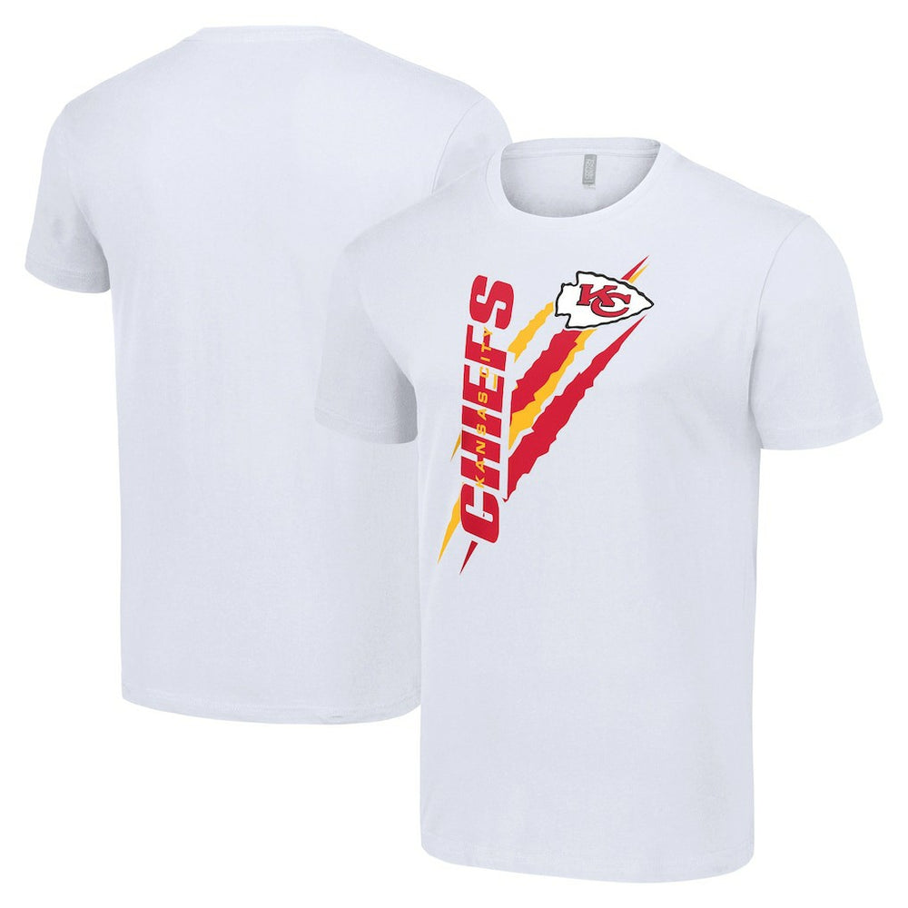 Kansas City Chiefs Starter Color Scratch T-Shirt White - NFL