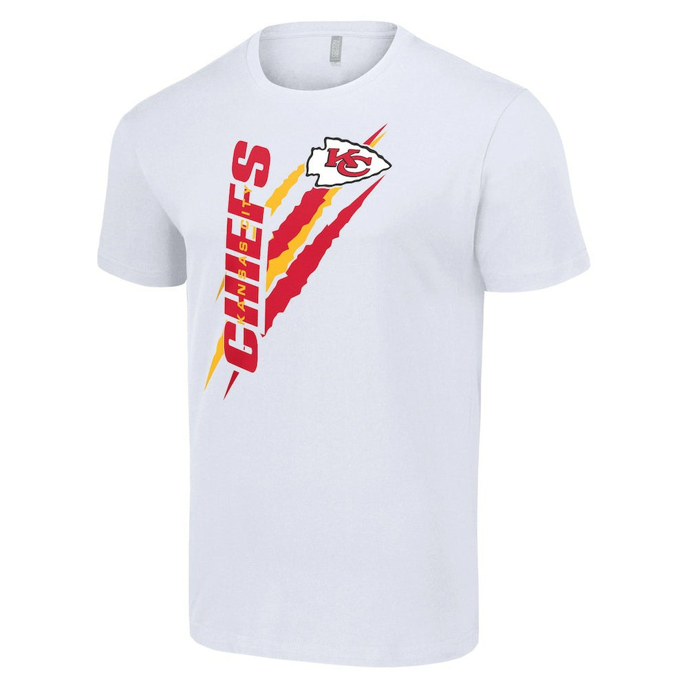 Kansas City Chiefs Starter Color Scratch T-Shirt White - NFL