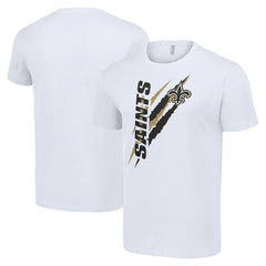 New Orleans Saints Starter Color Scratch T-Shirt White - NFL