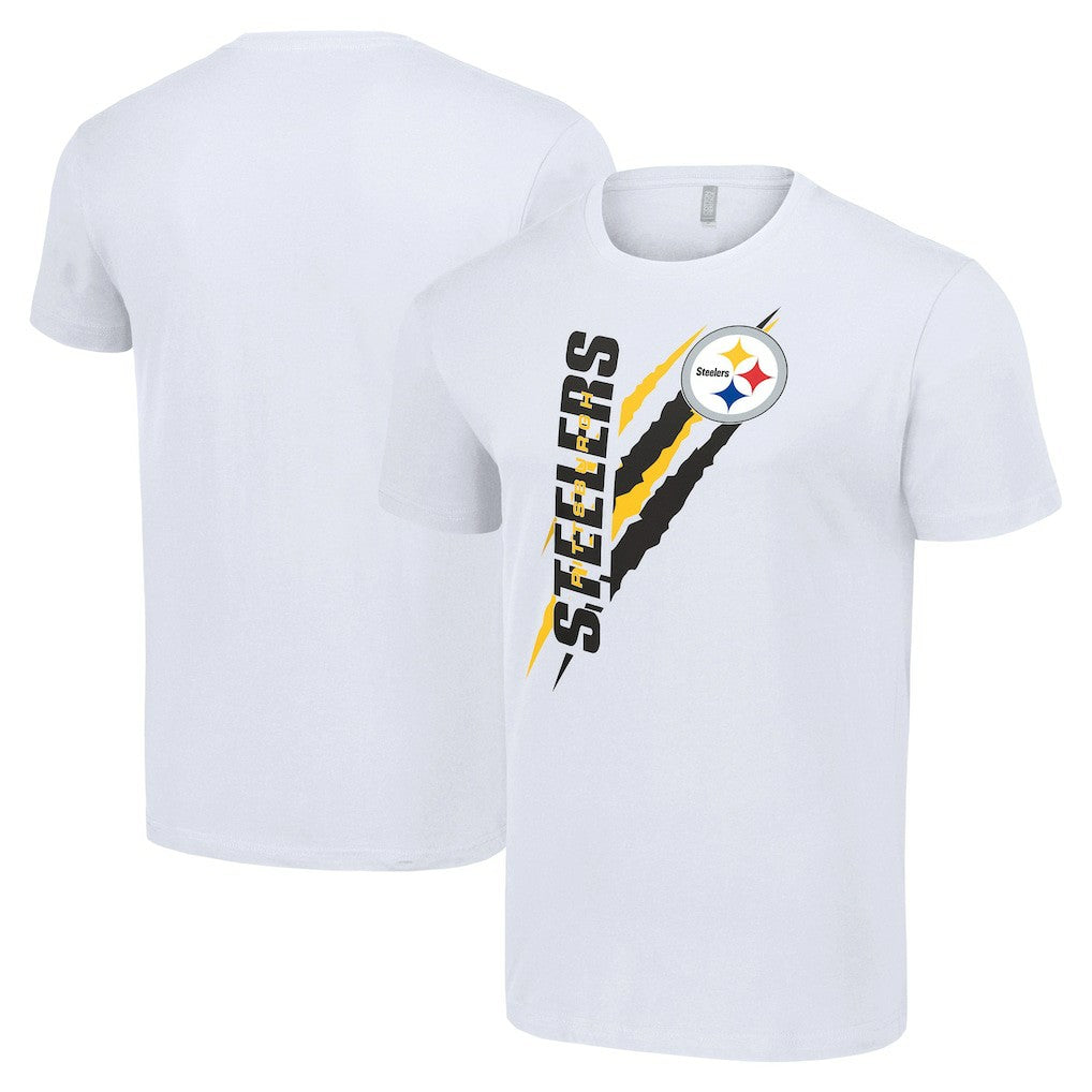 Pittsburgh Steelers Starter Color Scratch T-Shirt White - NFL