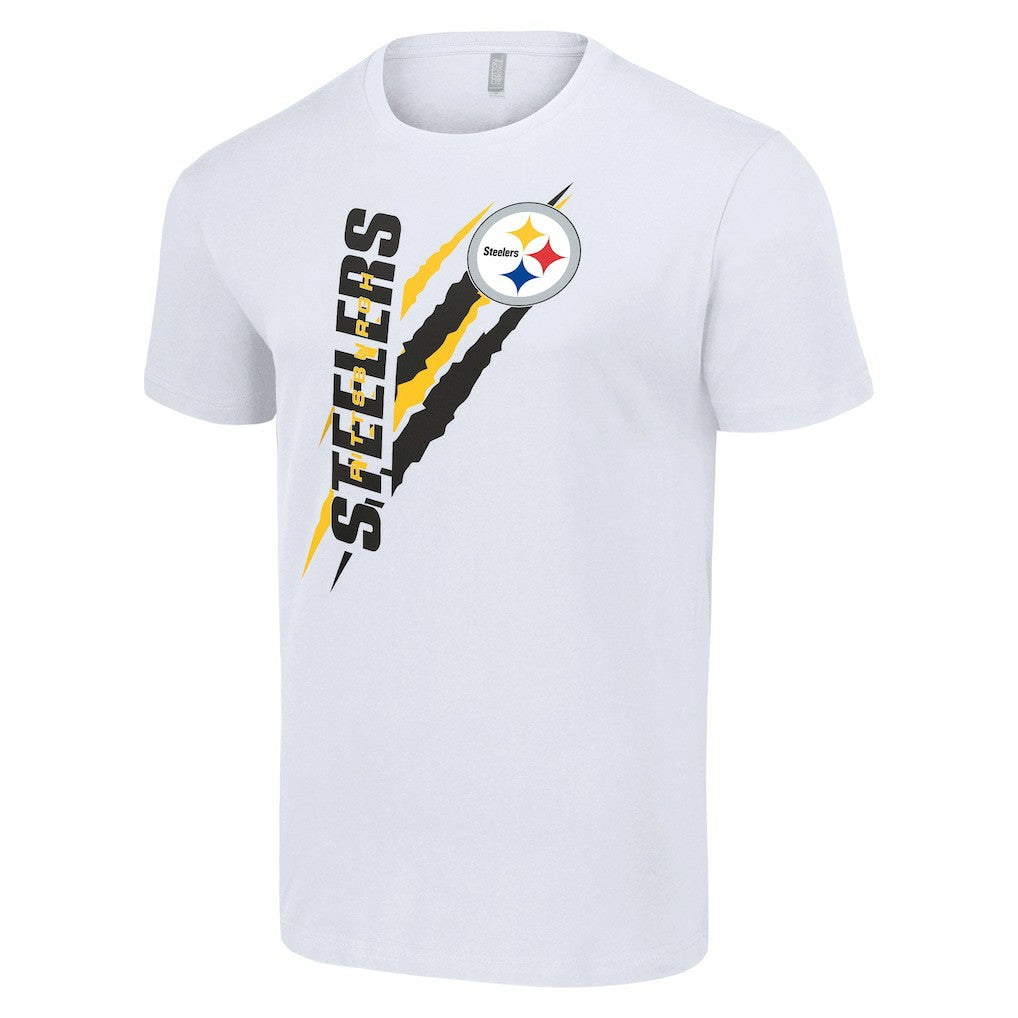 Pittsburgh Steelers Starter Color Scratch T-Shirt White - NFL