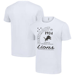 Detroit Lions Starter City Arch Team T-Shirt White - NFL