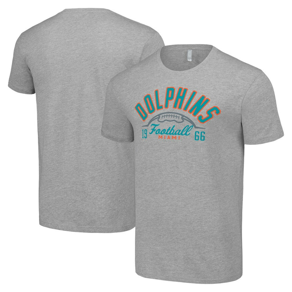 Miami Dolphins Starter Half Ball Team T-Shirt Heather Gray - NFL