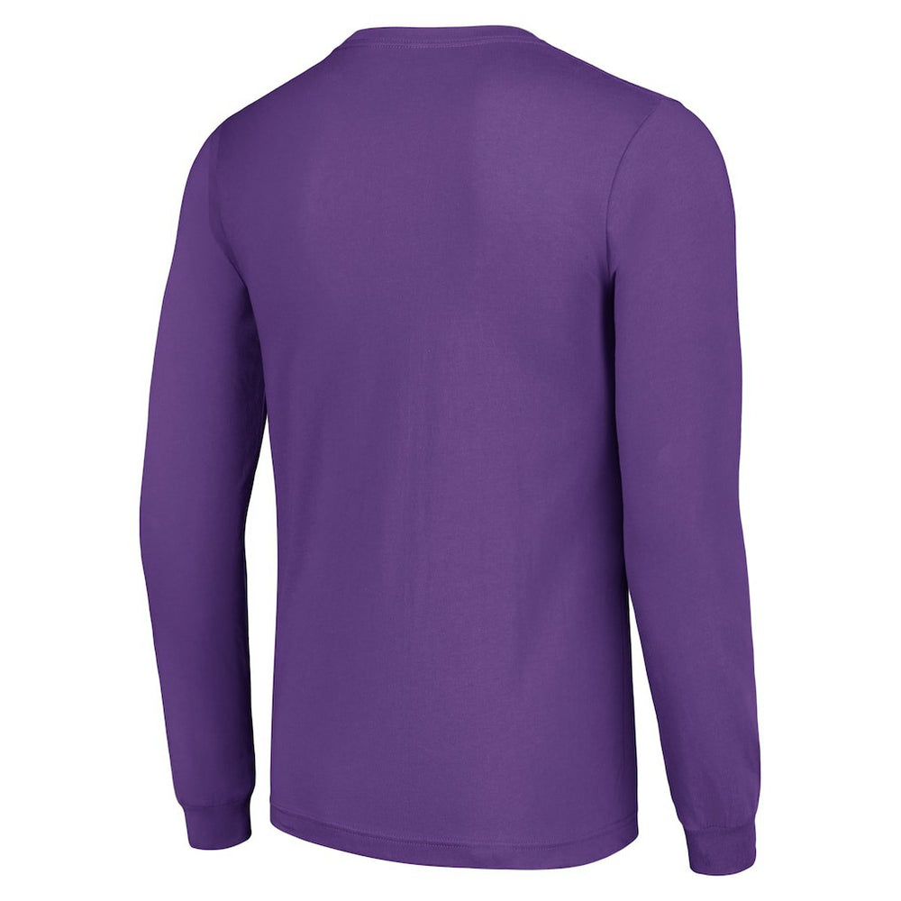Minnesota Vikings Starter Half Ball Team Long Sleeve T-Shirt Purple - NFL