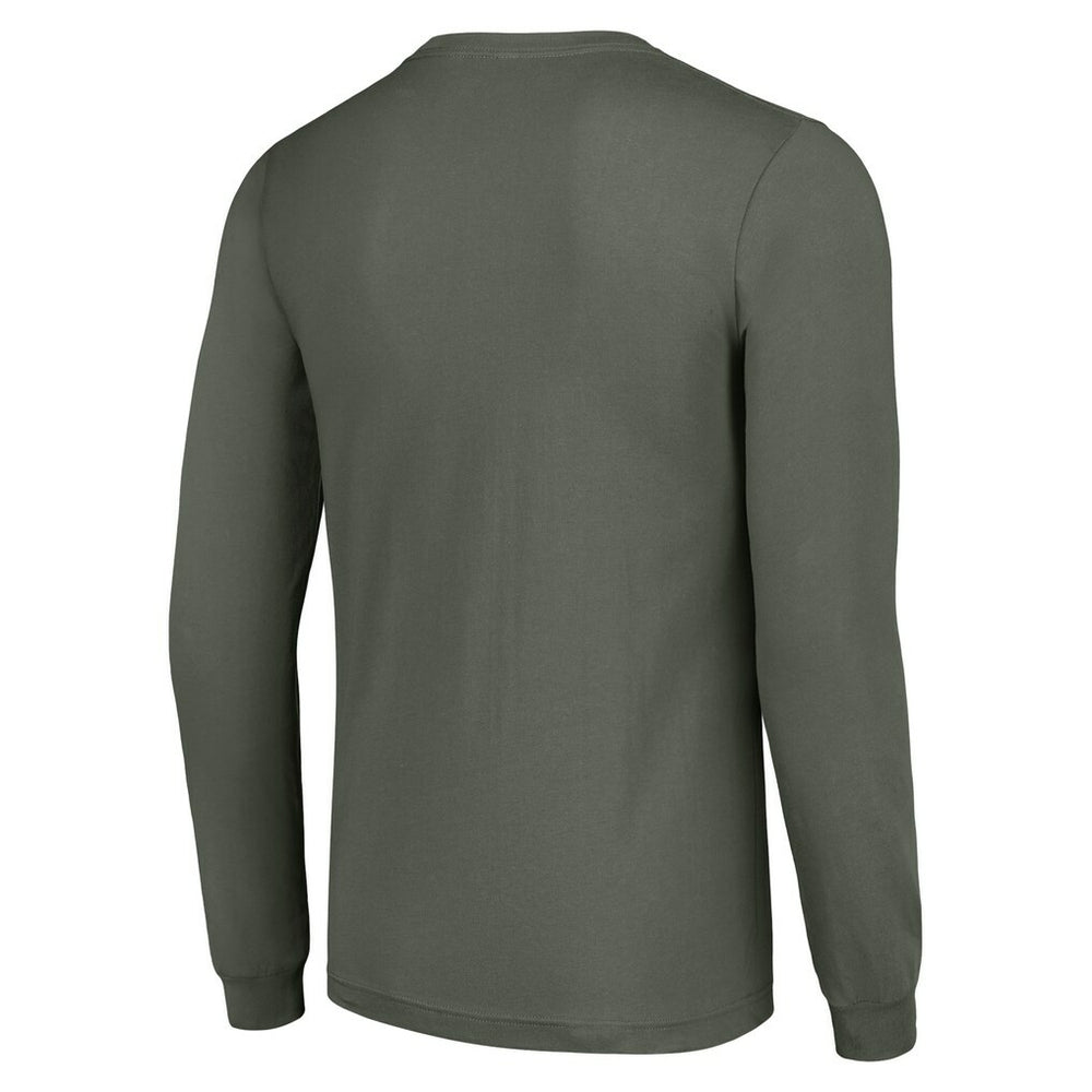 Green Bay Packers Starter Half Ball Team Long Sleeve T-Shirt Green - NFL