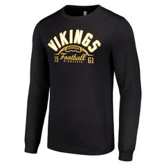 Minnesota Vikings Starter Half Ball Team Long Sleeve T-Shirt Black - NFL