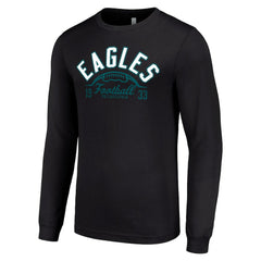 Philadelphia Eagles Starter Half Ball Team Long Sleeve T-Shirt Black - NFL