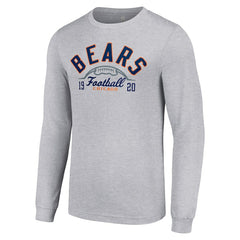 Chicago Bears Starter Half Ball Team Long Sleeve T-Shirt Heather Gray - NFL