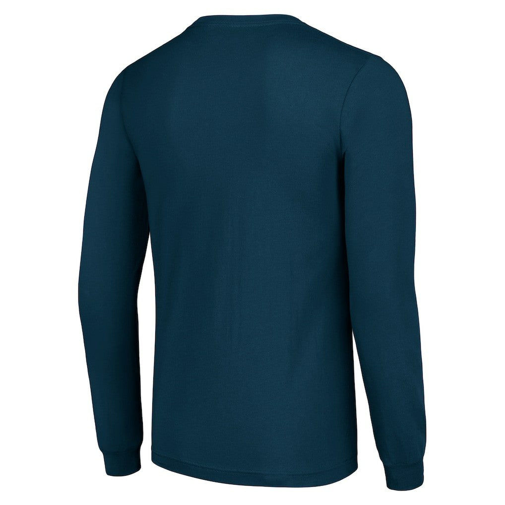 Chicago Bears Starter Color Scratch Long Sleeve T-Shirt Navy - NFL