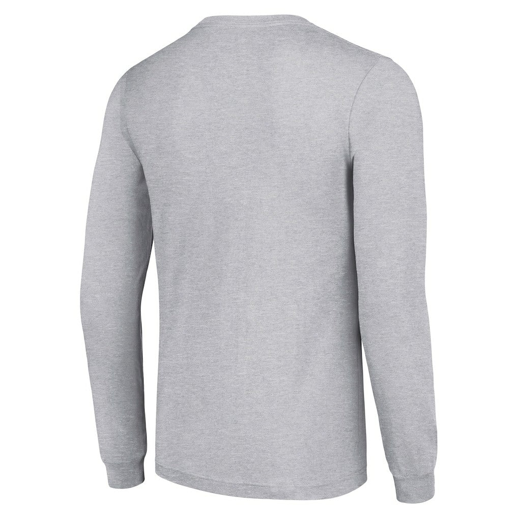 Kansas City Chiefs Starter Color Scratch Long Sleeve T-Shirt Heather Gray - NFL