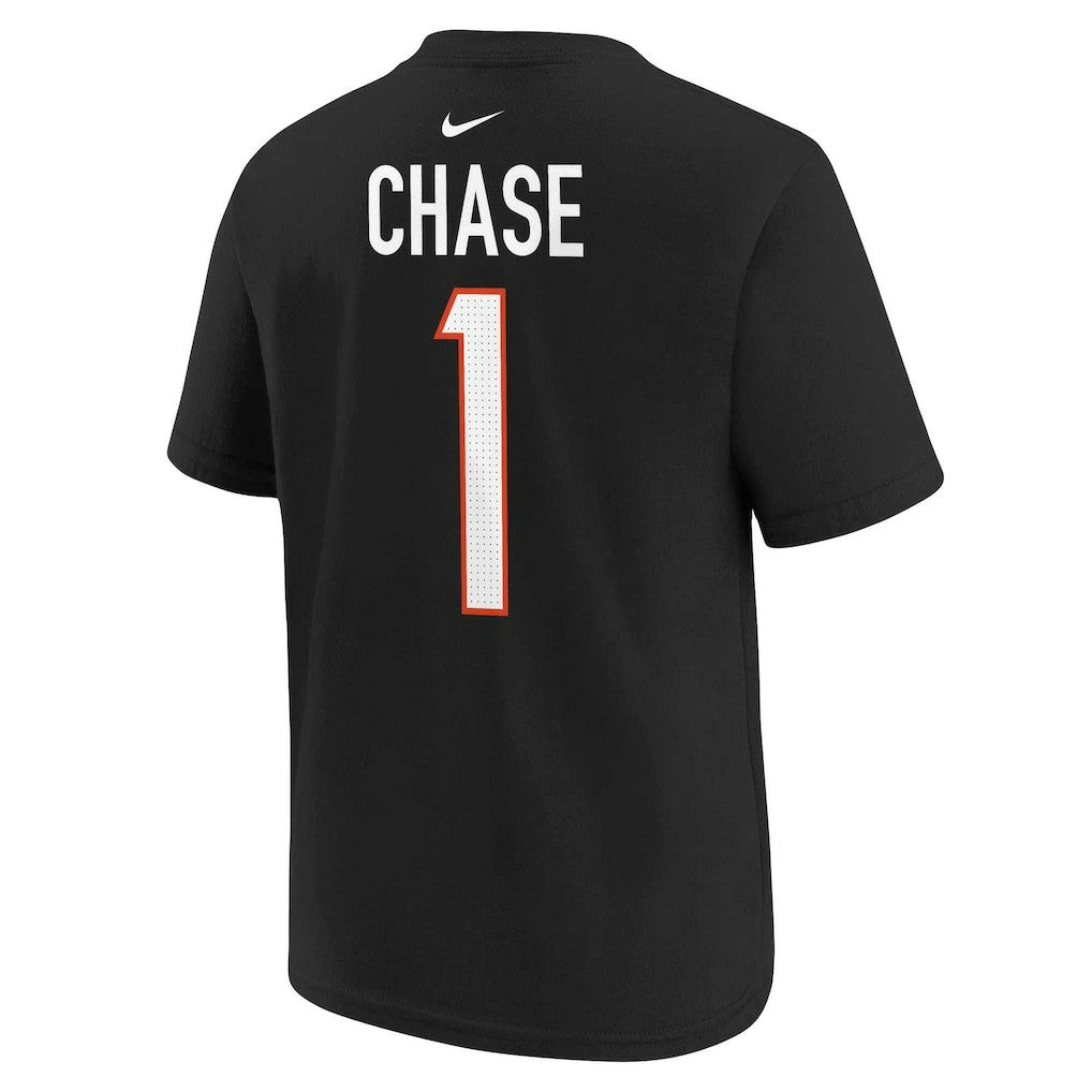 Ja'Marr Chase Cincinnati Bengals Preschool Player Name & Number T-Shirt Black - Nike
