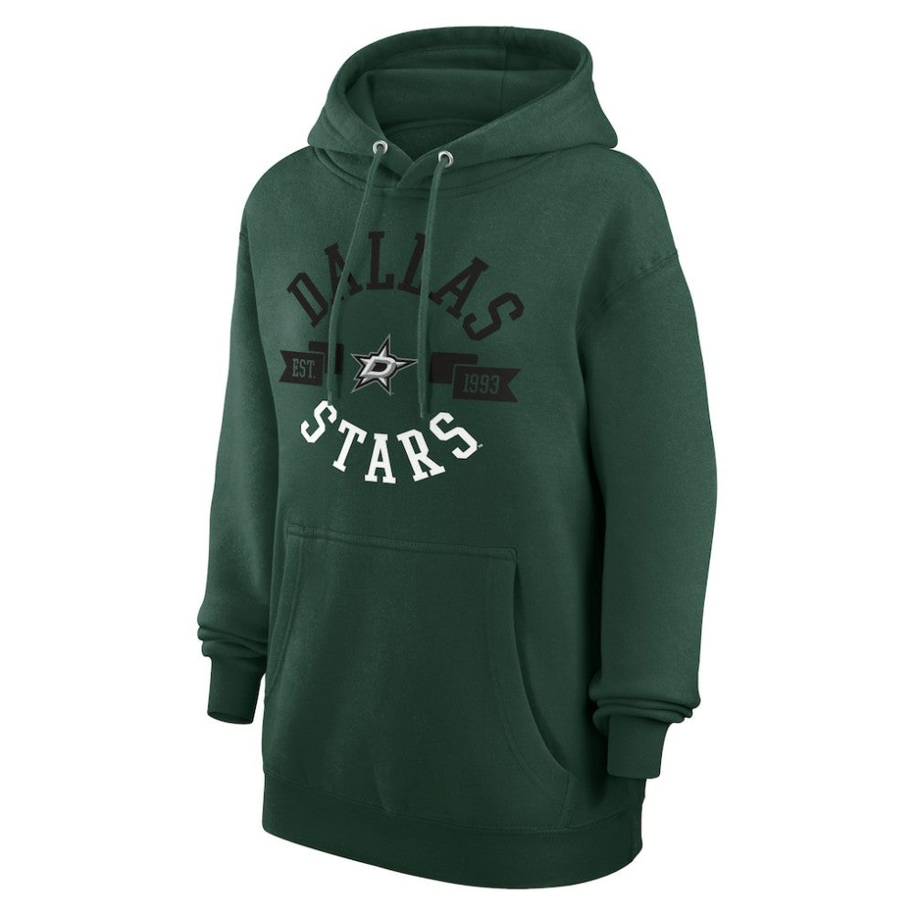 Dallas Stars - G-III 4Her by Carl Banks Women's City Graphic Fleece Pullover Hoodie Green