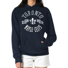 Toronto Maple Leafs - G-III 4Her by Carl Banks Women's City Graphic Fleece Pullover Hoodie Navy