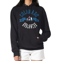 Colorado Avalanche - G-III 4Her by Carl Banks Women's City Graphic Fleece Pullover Hoodie Black