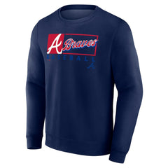 Atlanta Braves Fanatics Focus Fleece Pullover Sweatshirt Online